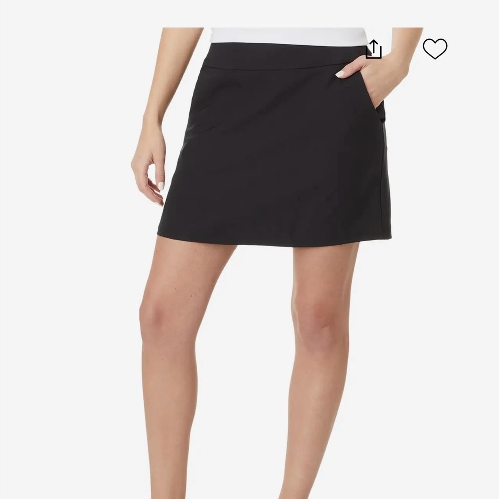 Women’s Adidas 16” Pull-On Skort 
Black: Size 8